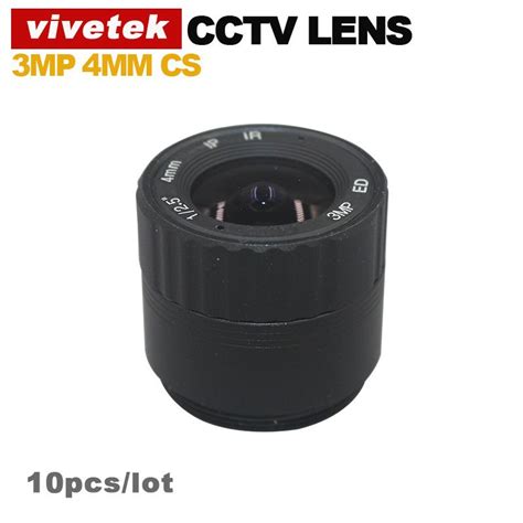 10pcs 4mm 3mega Pixel Ip Camera Lens Cs Ir Metal Cctv Lens 125