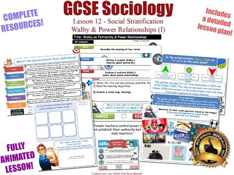 Social Stratification 20 Lessons Gcse Sociology Power And Authority