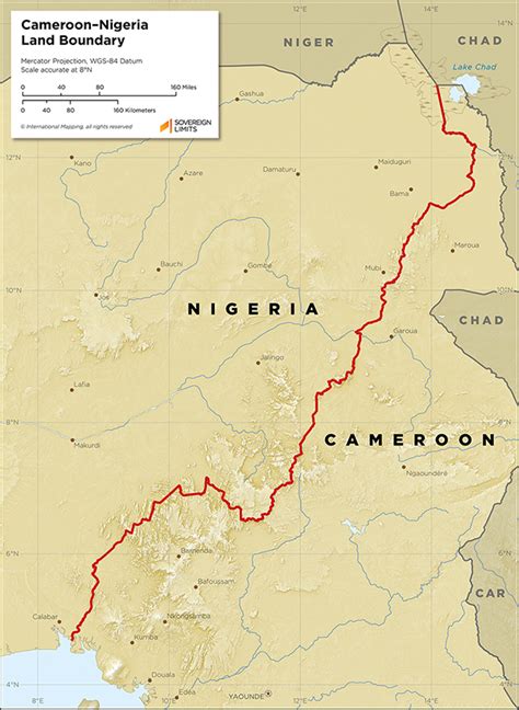 Cameroonnigeria Land Boundary Sovereign Limits