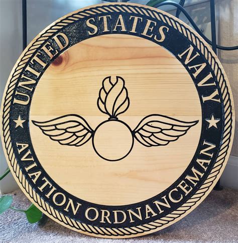 United States Navy Aviation Ordnanceman Plaque Etsy