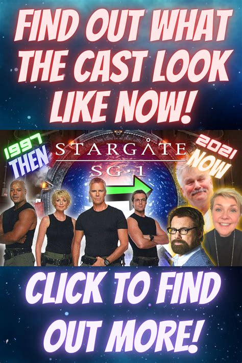 🆕 Stargate Sg1 Then And Now Cast Of Stargate Sg1 Before And After