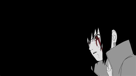 Sasuke Uchiha Black Wallpaper