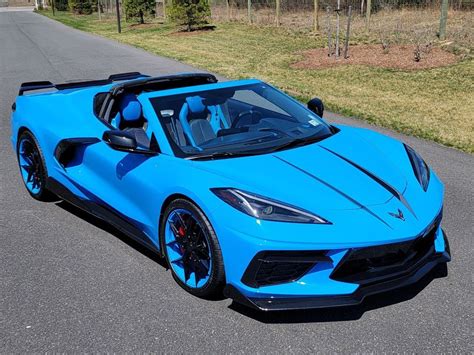 One Owner 2021 Chevy Corvette Z51 Will Make You Feel Rapid Blue Inside