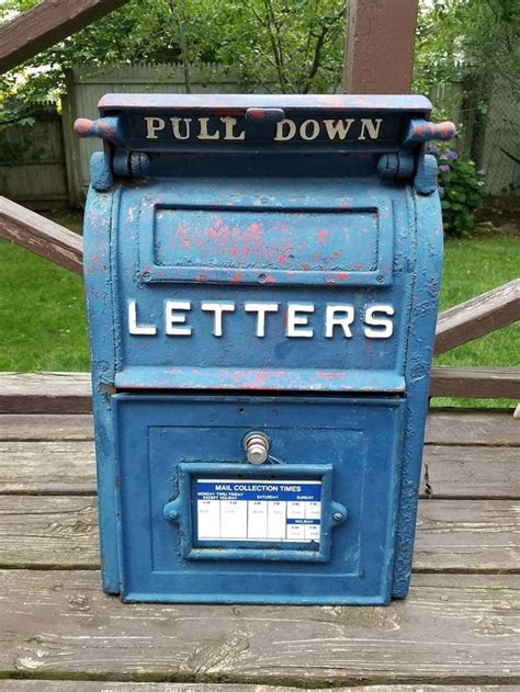 Antique 1931 Carlisle Foundry Co Pa Cast Iron Us Post Office Letter