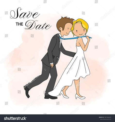 Wedding Invitation Card Wedding Couple Funny Stock Vector Royalty Free 1891966435 Shutterstock