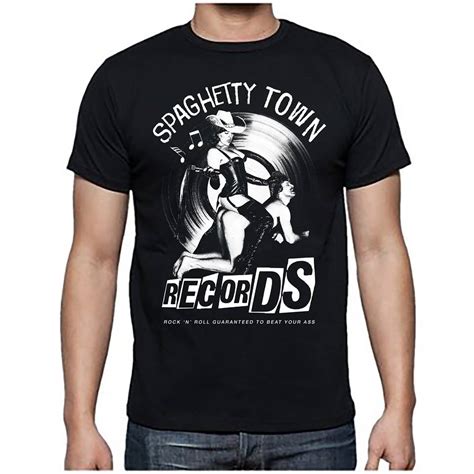 Spaghetty Town Records Beat Your Ass Shirt Spaghetty Town Records