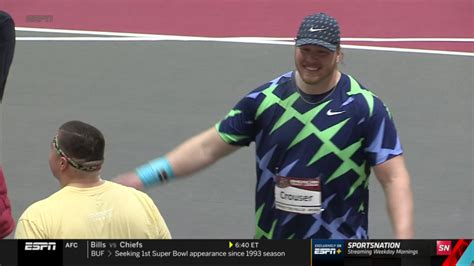 ryan crouser shatters indoor shot put world record with 22 82m 74 10 5 heave