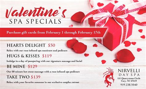 Valentines Day Specials Valentine Spa Spa Specials Valentine Day Special