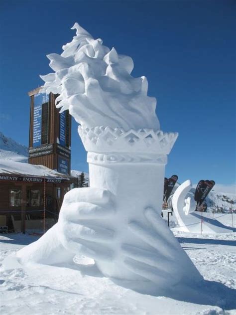 Awesome Snow Sculptures Artdesigncreative