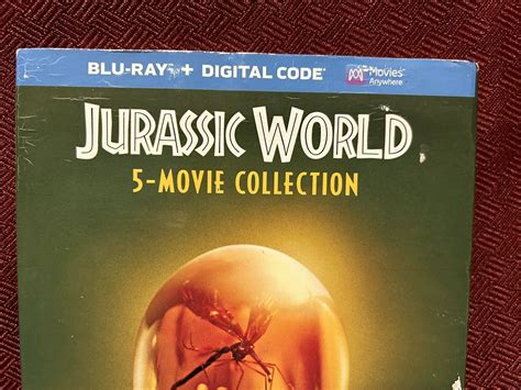 Jurassic World 5 Movie Collection Blu Ray Slipcover New Factory