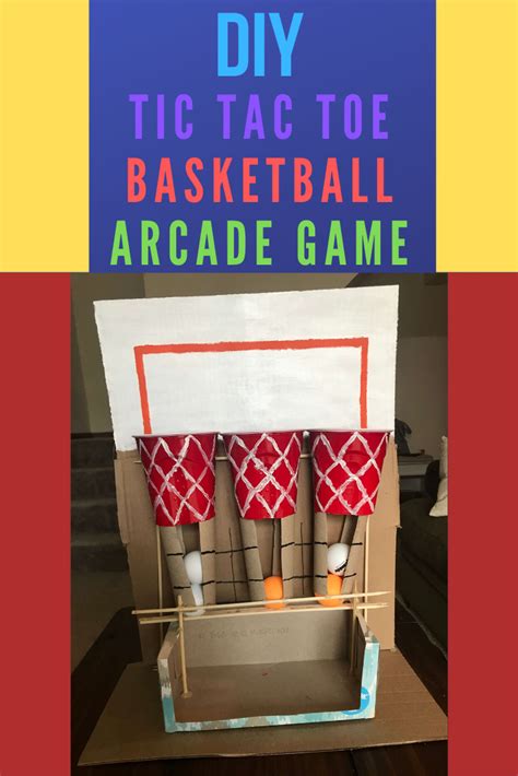 Diy Cardboard Basketball Arcade Game Tic Tac Toe Shooter Artofit