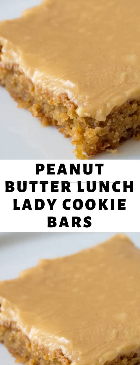 Peanut Butter Lunch Lady Cookie Bars Peanut Butter Bars Recipe