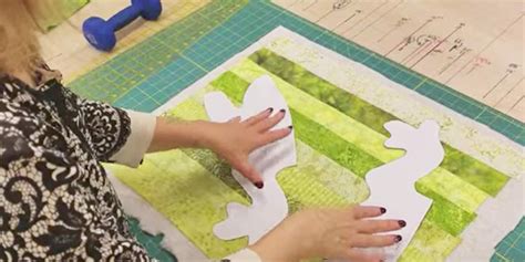 After She Sews Fabric Strips Together She Makes A Fun And Adorable Item Watch Fabric Strips