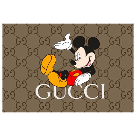 Gucci Pattern Mickey Mouse Svg Gucci Pattern Mickey Mouse Vector File