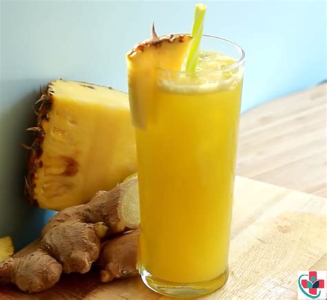Refreshing Pineapple Ginger Juice Recipe