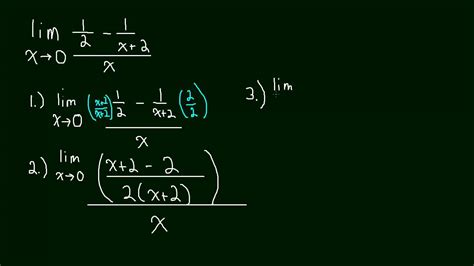 Some fractions (1/4, 1/2, and 3/4) automatically switch to a fraction character when you type them (¼, ½, ¾). 1.5 Solving Limits 03 (Fractions) - YouTube