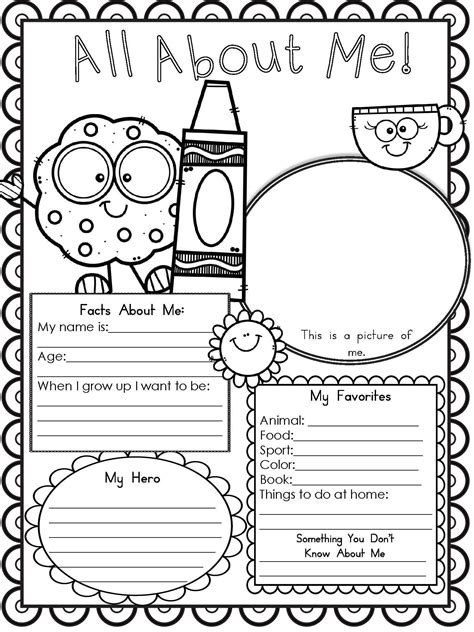 History, civics, economics and geography. Social Studies Worksheets for Kindergarten | All about me ...