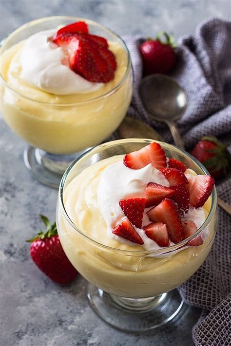 Homemade Vanilla Pudding Countryside Cravings