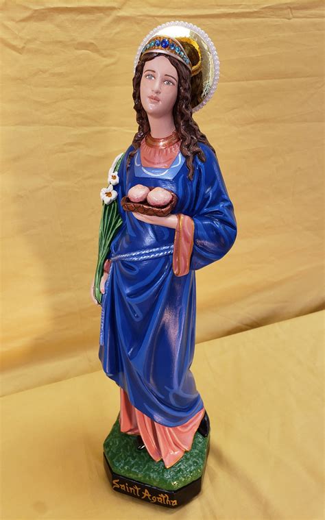 St Agatha 18 Saints Religious Catholic Christian Statues