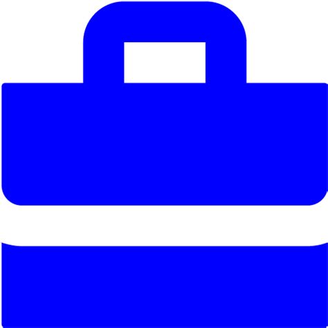 Blue Briefcase 10 Icon Free Blue Briefcase Icons