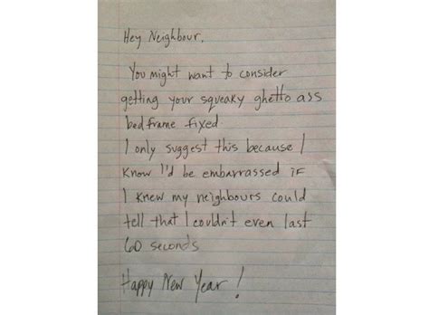 20 Funny Notes That Show Us People Are Not Impressed With Their Neighbors