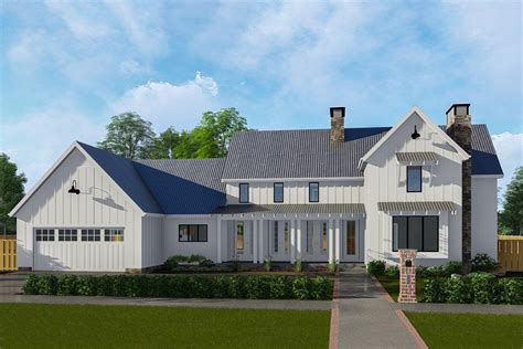 Classic Farmhouse With Two Story Great Room 62728dj Architectural