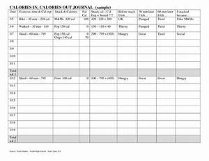 Calorie Counting Chart Printable Free Free Printable Templates