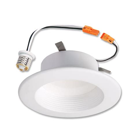 Halo Rl 4 In White Integrated Led Recessed Ceiling Light Fixture