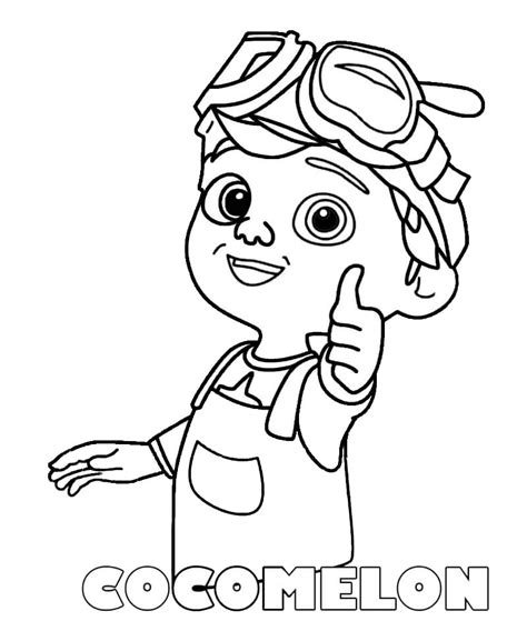 Show your kids a fun way to learn the abcs with alphabet printables they can color. Cocomelon 1 Coloring Page - Free Printable Coloring Pages ...