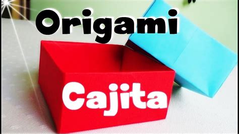 Cajita De Papel Origami Youtube