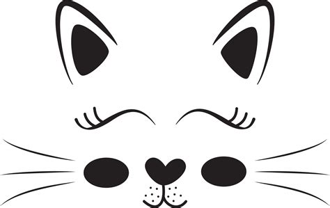 Free Svg Cute Cat Face Cat Svg Design Svged
