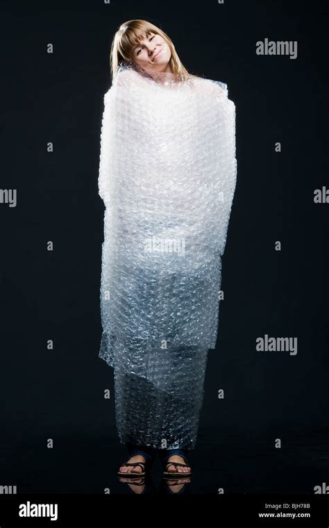 Person Wrapped Bubble Wrap Hi Res Stock Photography And Images Alamy