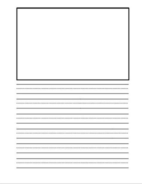 Handwriting practice paper with dashed center line. Free Downloadable writing paper / Preschool items - Juxtapost