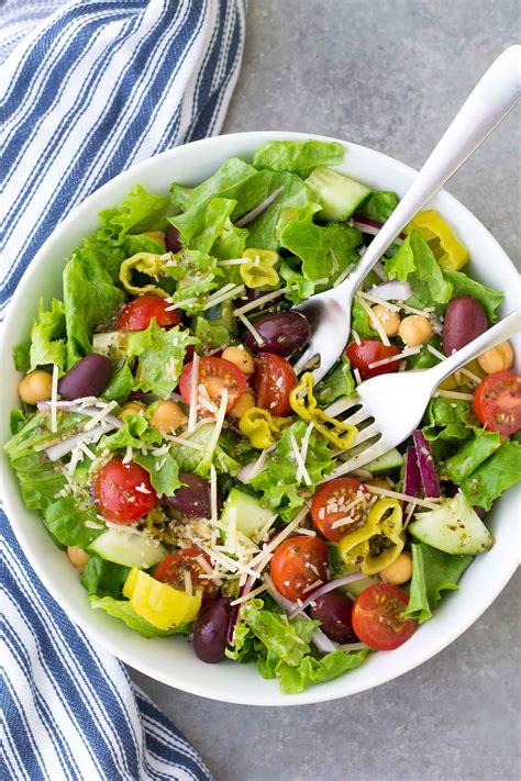 Italian Salad Healthy And Delicious