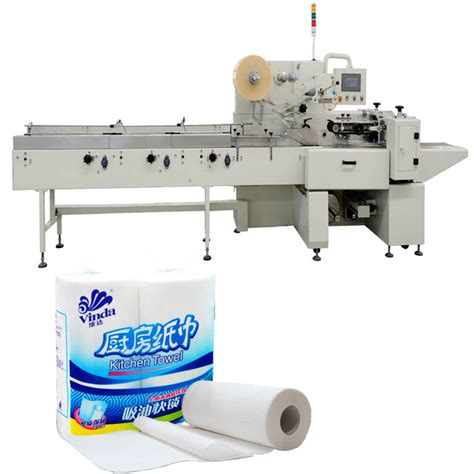 Kitchen Towel Maxi Roll Paper Folding Packing Machine China Paper Packing Machine And Paper