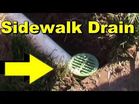 But what about the backyard? Sidewalk Flooding? Simple Fix with Drain - YouTube ...