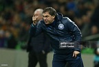 Head coach Robert Yevdokimov of FC Orenburg gestures during the... News ...