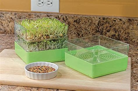 Gardens Alive Two Tiered Seed Sprouter Ideal For Indoor Sprout