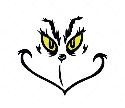 grinch face svg png pdf grinch svg christmas svg for cricut