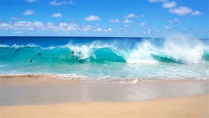Waves Ocean Beach Playful Fun Desktop Wallpapers