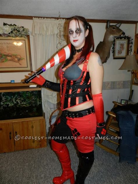Sexy Harley Quinn Homemade Halloween Costume