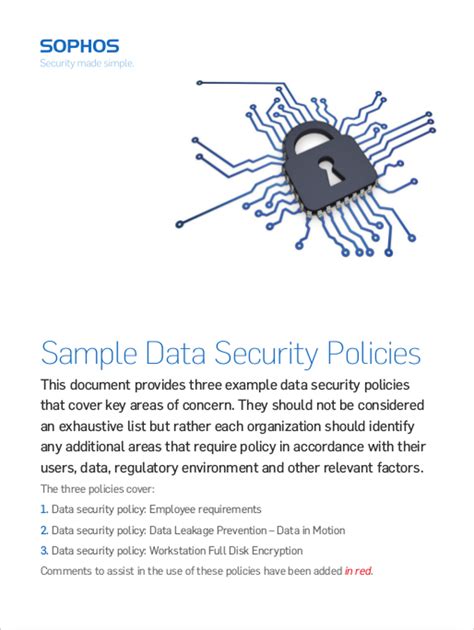 Security Policy Sampletemplates
