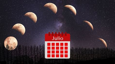 Calendario lunar Estas son TODAS las fases de la LUNA en julio FECHAS Terra México