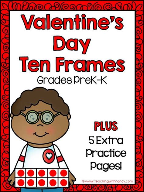 Enhance Math Skills With Valentine Ten Frames 1 20