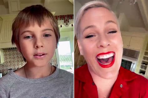 pink shares video of 9 year old daughter willow singing as tiktok debut