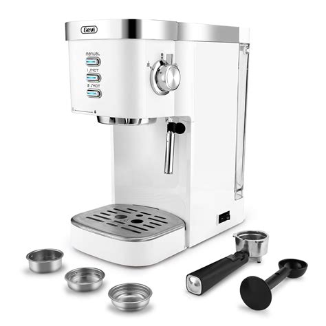 Gevi Espresso Machine 20 Bar Latte Cappuccino Maker With Frother125 L