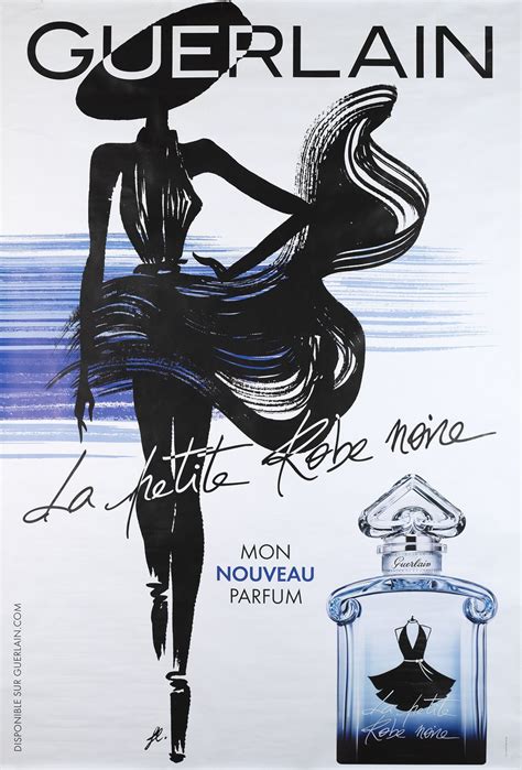 Vintage Poster Guerlain La Petite Robe Noire Galerie 1 2 3