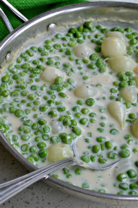 Easy Creamed Peas Small Town Woman