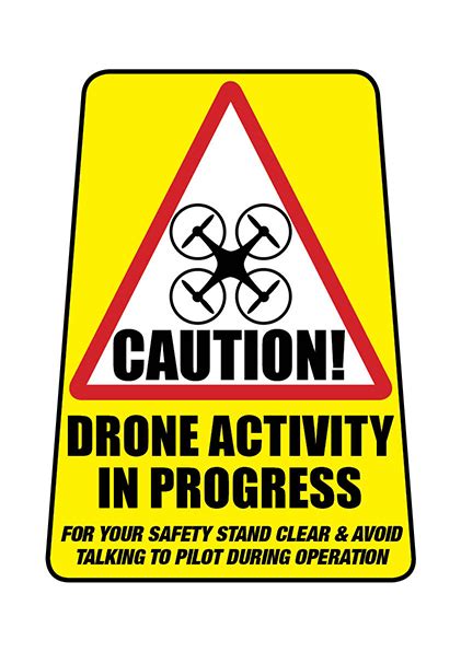 Drone Warning Signs Picture Of Drone