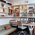 29 Modern Home Office Shelving Ideas for Your Cozy Working Space